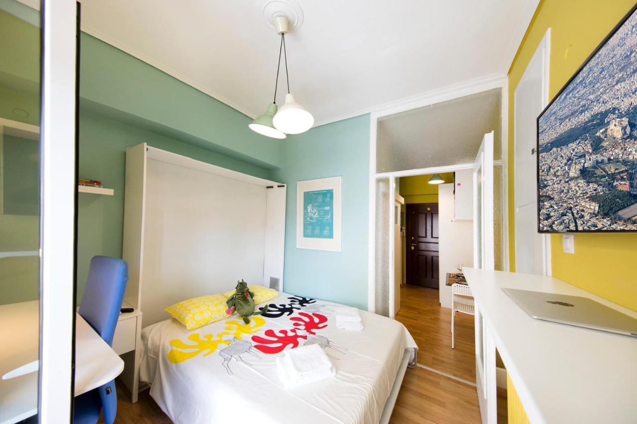 Startupper'S Pad In Real Athenian Neighbourhood Lejlighed Eksteriør billede