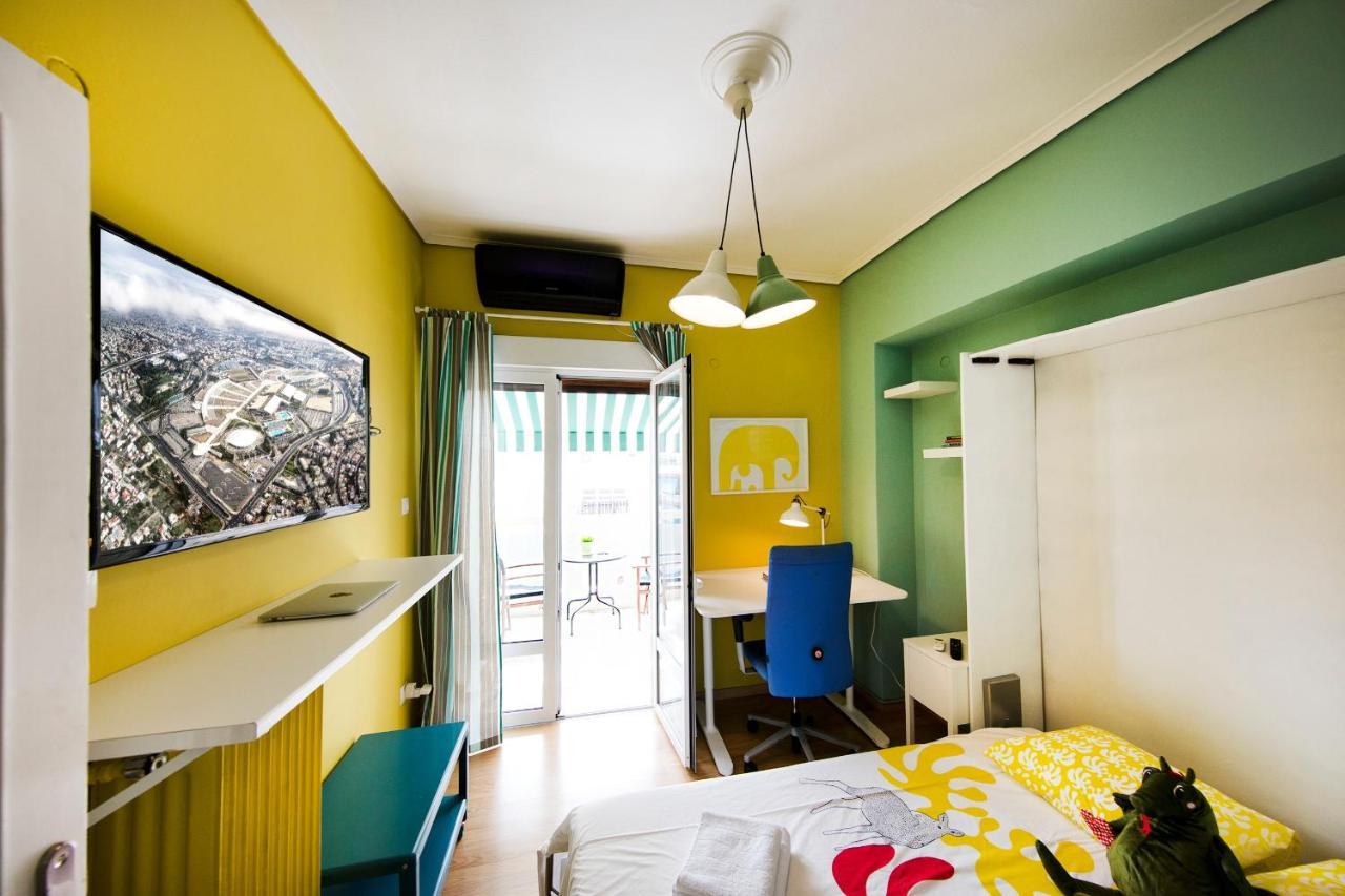 Startupper'S Pad In Real Athenian Neighbourhood Lejlighed Eksteriør billede